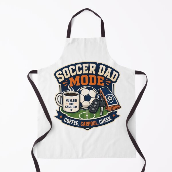 Item preview, Soccer Dad Mode Coffee Carpool Cheer Game Day Design designed and sold by Concrete Coffee Studio.