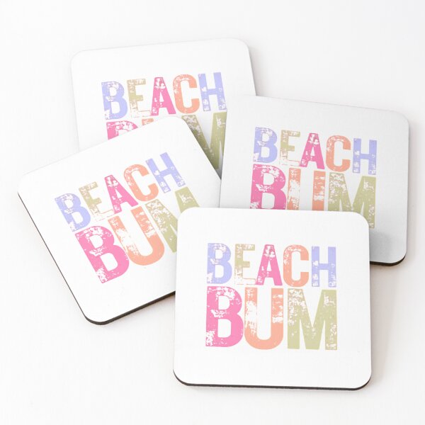 Item preview, Beach Bum Retro Distressed Colorful Typography Summer Design designed and sold by Colorful-Garden.