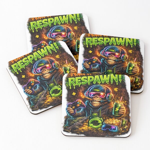 Item preview, Ready To Respawn Gamer Monkey designed and sold by Respawn Wear.