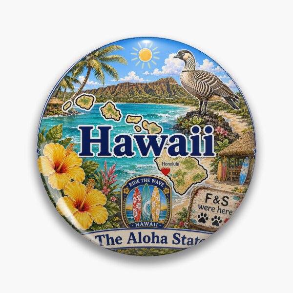 Item preview, Hawaii - Collect America with Freckle and Spencer designed and sold by CollectrsCornr.