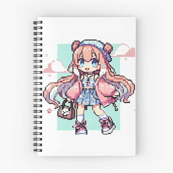 Item preview, Chica Pixel Art Chibi Anime Retro Gaming Estética designed and sold by EchoWave11.