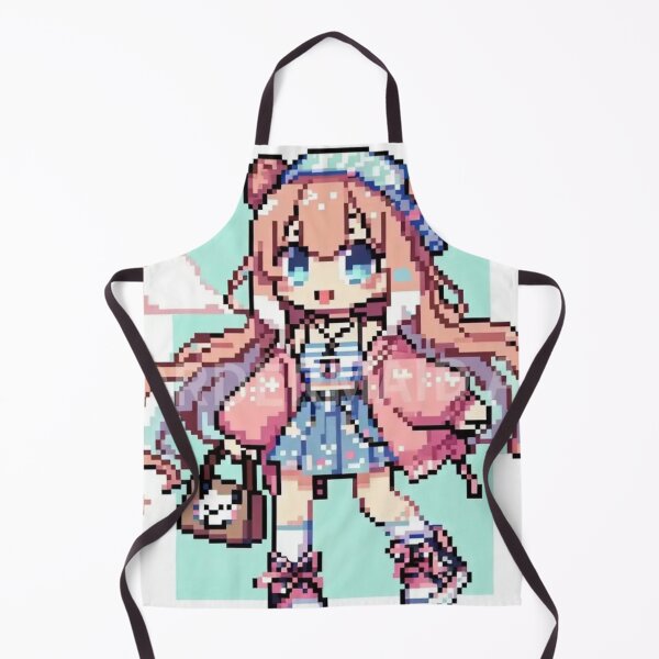 Item preview, Pixel Art Girl Chibi Anime Retro Gaming Aesthetic designed and sold by EchoWave11.