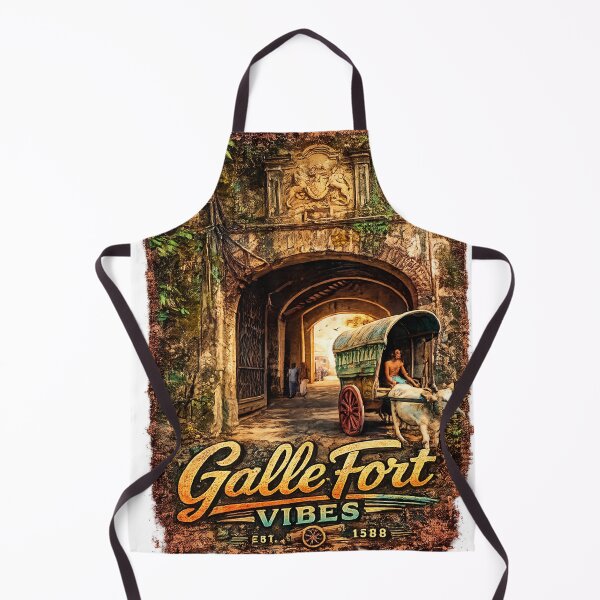 Item preview, Galle Fort Vibes – Historic Ox Cart Gateway Vintage T-Shirt Design designed and sold by GooniSL.