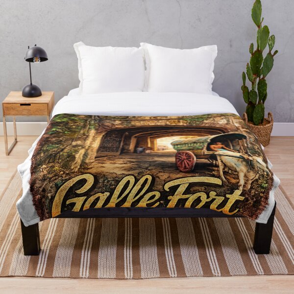 Artikelvorschau, Galle Fort Vibes – Historisches Ochsenkarrentor Vintage-T-Shirt-Design entworfen und verkauft von GooniSL.