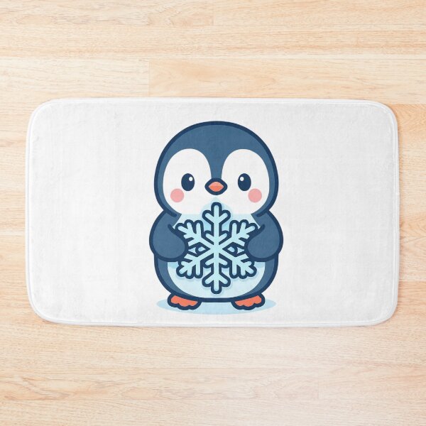 Item preview, Snowflake Magic Penguin - Winter Kawaii Sticker designed and sold by foryouandyours.