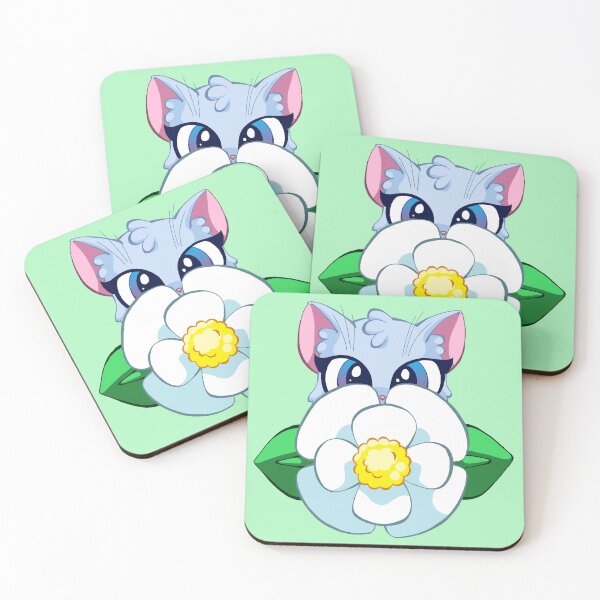 Item preview, Kitten and Camellia designed and sold by OffensiveBard.