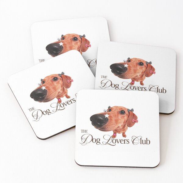 Item preview, The Dog Lovers Club - Cute Coquette Dachshund Art designed and sold by Gelyane.
