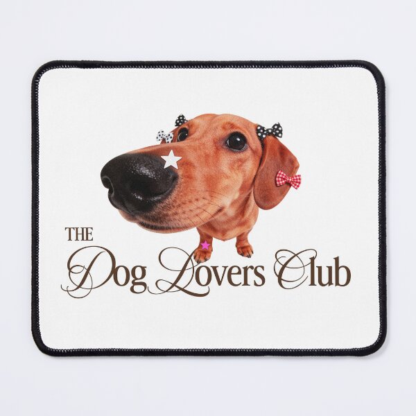 Item preview, The Dog Lovers Club - Cute Coquette Dachshund Art designed and sold by Gelyane.
