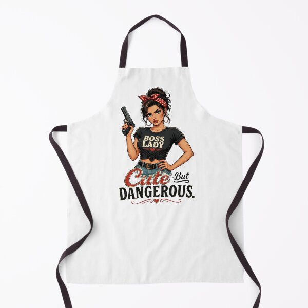 Item preview,  "Cute But Dangerous" Retro Boss Lady  designed and sold by MusesWhispers.