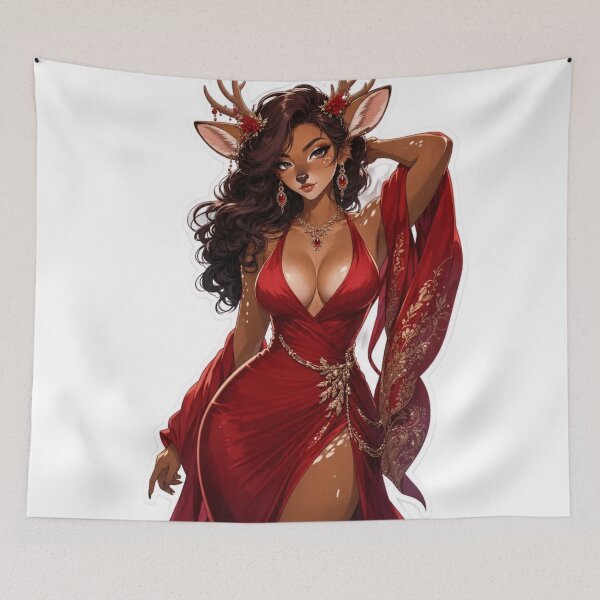 Item preview, Scarlet Doe Starlet designed and sold by Furrenzy.