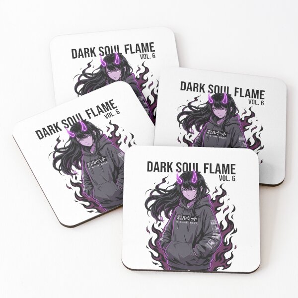 Item preview, Dark Soul Flame Anime Girl designed and sold by MCHDesignST.