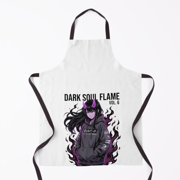 Item preview, Dark Soul Flame Anime Girl designed and sold by MCHDesignST.