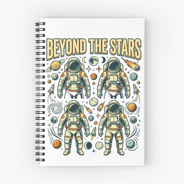 Item preview, Beyond The Stars Astronaut Space Adventure Retro Graphic T-Shirt designed and sold by @SHINTOSARTSTORE.