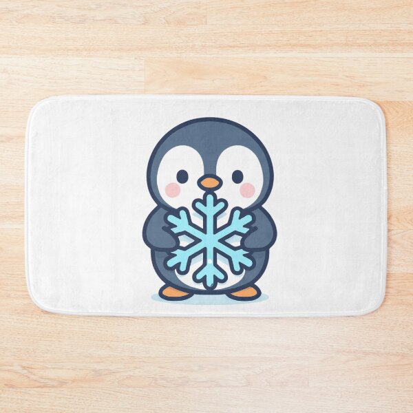 Item preview, Snowflake Magic Penguin - Winter Kawaii Sticker designed and sold by foryouandyours.