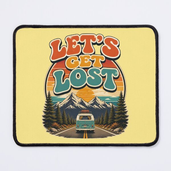 Item preview, Let’s Get Lost – Retro Adventure Road Trip designed and sold by ABLAT-CREATIONS.