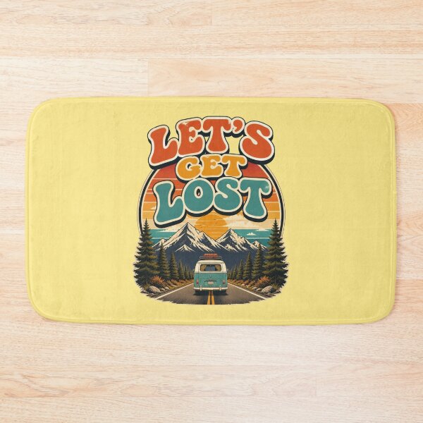 Item preview, Let’s Get Lost – Retro Adventure Road Trip designed and sold by ABLAT-CREATIONS.