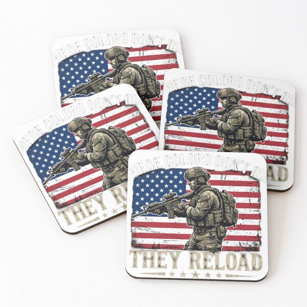 Item preview, These Colors Don’t Run – Patriotic Military Design designed and sold by ShirtsUp-Lane.