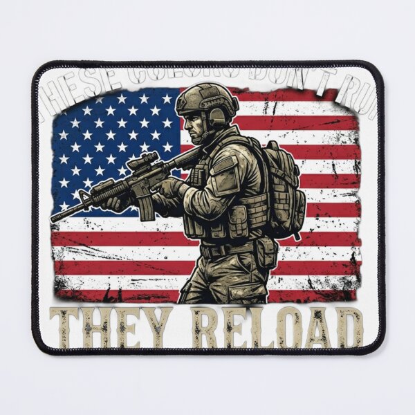 Item preview, These Colors Don’t Run – Patriotic Military Design designed and sold by ShirtsUp-Lane.