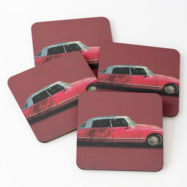 Item preview, red citroen ds on red background designed and sold by younglen.