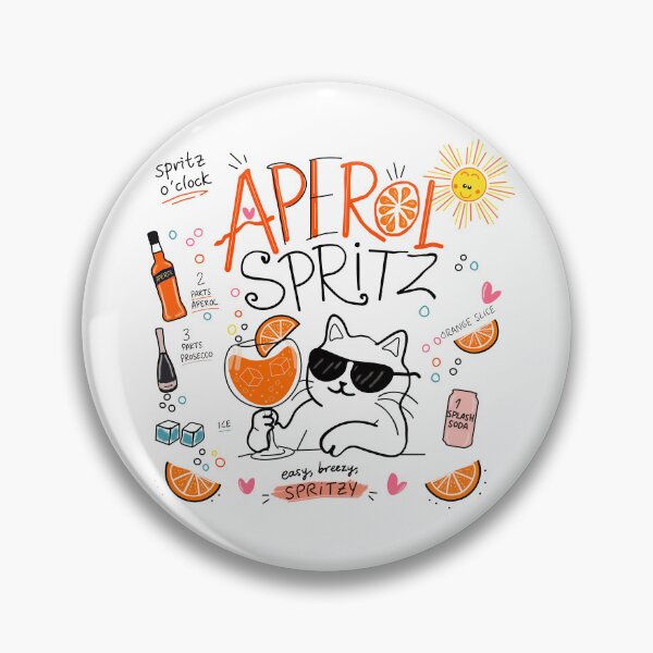 Item preview, Cool Cat Aperol Spritz Recipe designed and sold by JeLoTall.