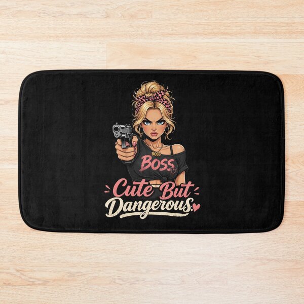 Item preview, "Cute But Dangerous" Retro Boss Lady  designed and sold by MusesWhispers.