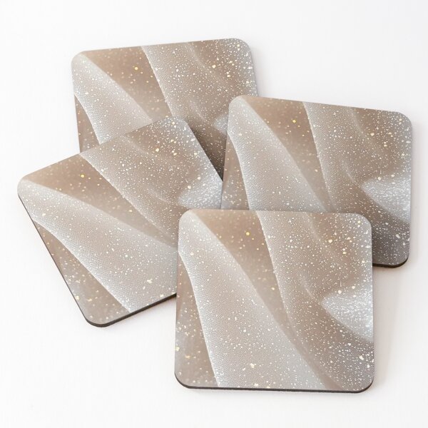 Item preview, Glitter Silk Tulle Texture Champagne Gold Aesthetic Fabric Art designed and sold by LYAN-STORE.
