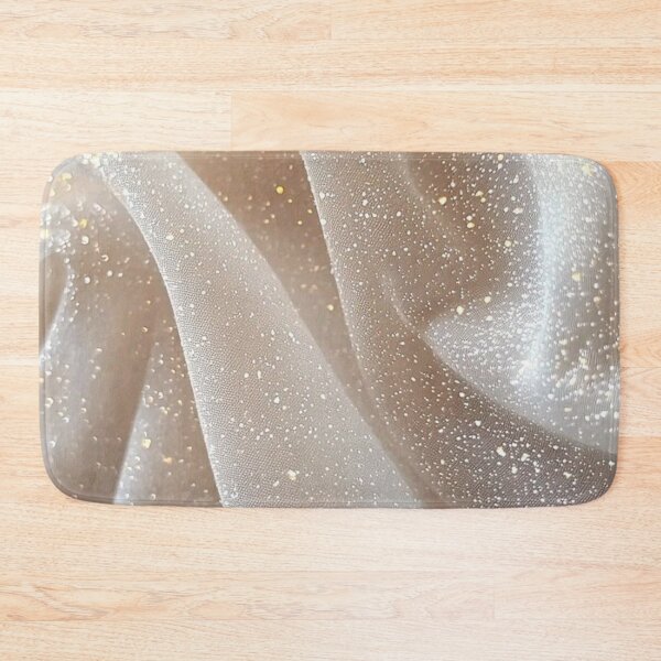 Item preview, Glitter Silk Tulle Texture Champagne Gold Aesthetic Fabric Art designed and sold by LYAN-STORE.