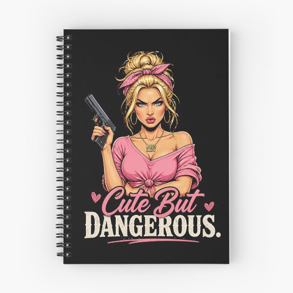 Item preview,  "Cute But Dangerous" Retro Boss Lady  designed and sold by MusesWhispers.