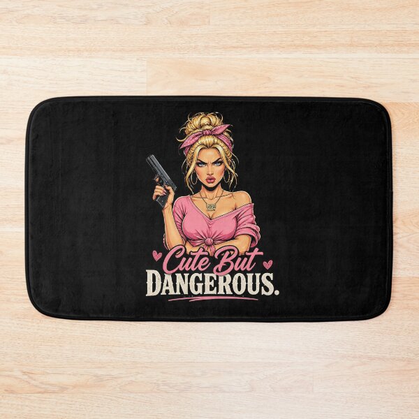 Item preview,  "Cute But Dangerous" Retro Boss Lady  designed and sold by MusesWhispers.