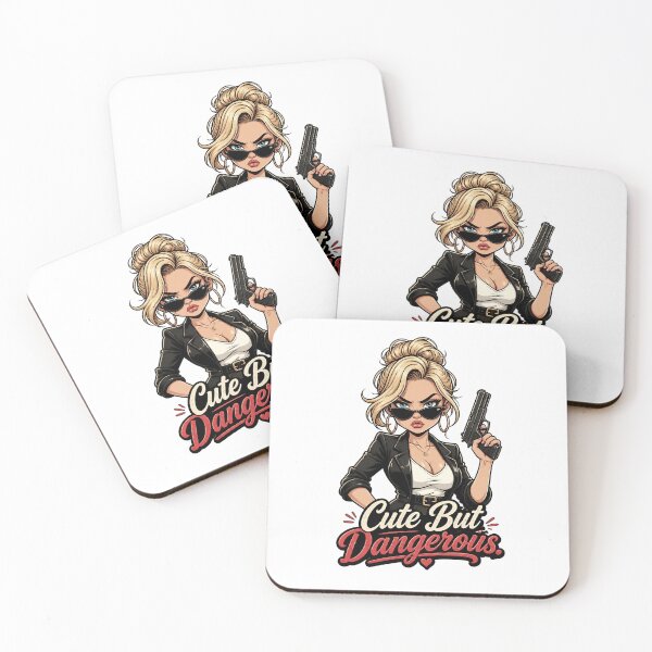 Item preview,  "Cute But Dangerous" Retro Boss Lady  designed and sold by MusesWhispers.