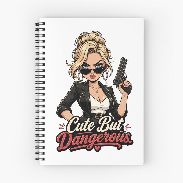 Item preview,  "Cute But Dangerous" Retro Boss Lady  designed and sold by MusesWhispers.