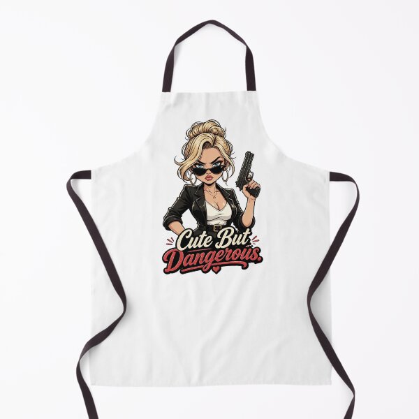 Item preview,  "Cute But Dangerous" Retro Boss Lady  designed and sold by MusesWhispers.