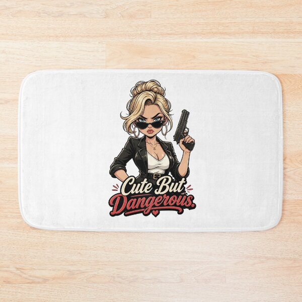 Item preview,  "Cute But Dangerous" Retro Boss Lady  designed and sold by MusesWhispers.