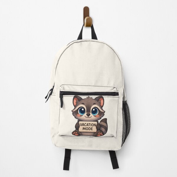 Item preview, Cute Vacation Mode Raccoon, Summer Travel Design designed and sold by SweetLilith.