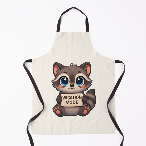 Item preview, Cute Vacation Mode Raccoon, Summer Travel Design designed and sold by SweetLilith.