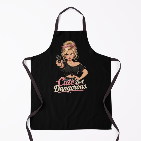 Item preview,  "Cute But Dangerous" Retro Boss Lady  designed and sold by MusesWhispers.