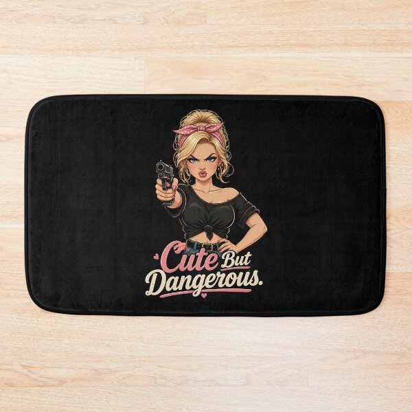 Item preview,  "Cute But Dangerous" Retro Boss Lady  designed and sold by MusesWhispers.