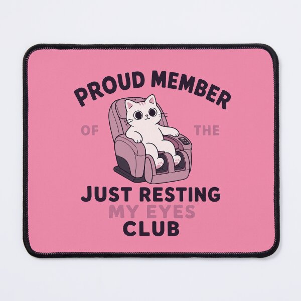 Item preview, Funny Cat Resting Eyes Massage Chair designed and sold by bosamji.