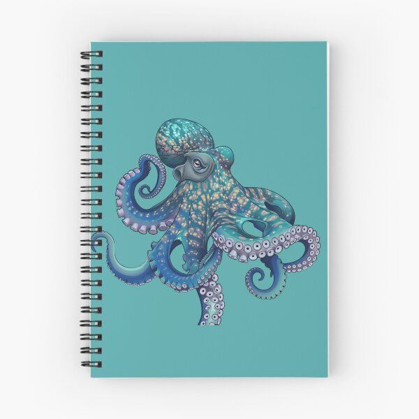 Item preview, Cosmic Blue Octopus T-Shirt & Sticker – Mystical Speckled Sea Creature Illustration for Ocean and Fantasy Lovers designed and sold by ZyxDes.