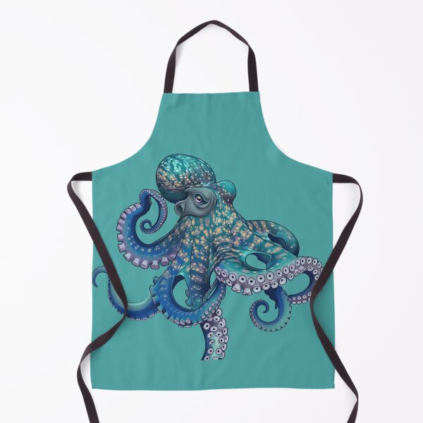 Item preview, Cosmic Blue Octopus T-Shirt & Sticker – Mystical Speckled Sea Creature Illustration for Ocean and Fantasy Lovers designed and sold by ZyxDes.