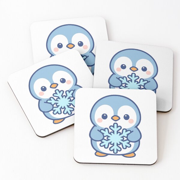Item preview, Snowflake Magic Penguin - Winter Kawaii Sticker designed and sold by foryouandyours.