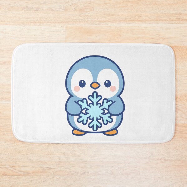 Item preview, Snowflake Magic Penguin - Winter Kawaii Sticker designed and sold by foryouandyours.