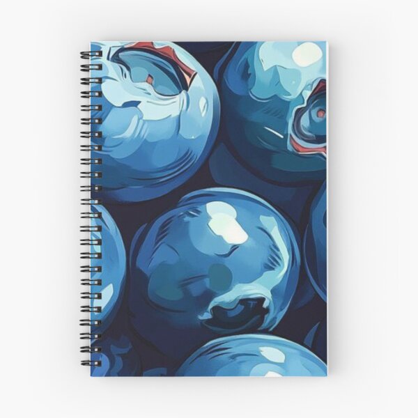 Item preview, Fresh Juicy Blueberries Pattern Pop Art Berry Illustration designed and sold by LYAN-STORE.
