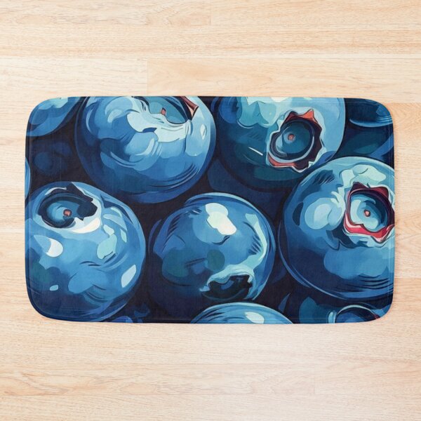 Item preview, Fresh Juicy Blueberries Pattern Pop Art Berry Illustration designed and sold by LYAN-STORE.