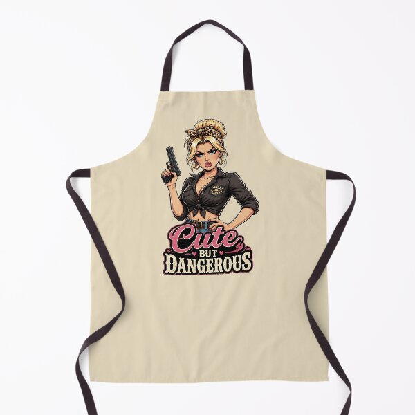 Item preview, "Cute But Dangerous" Retro Boss Lady   designed and sold by MusesWhispers.