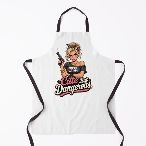 Item preview, "Cute But Dangerous" Boss Lady Retro  designed and sold by MusesWhispers.