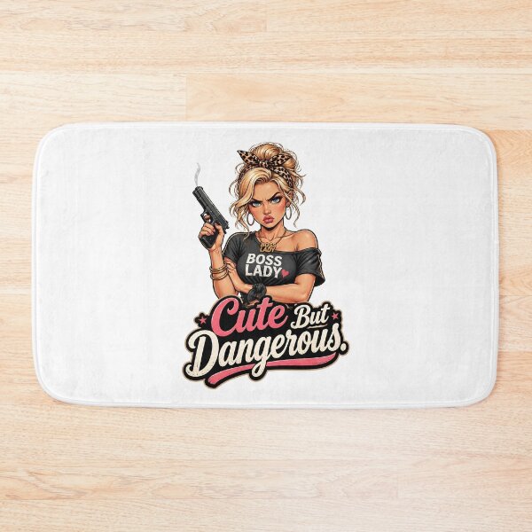 Item preview, "Cute But Dangerous" Boss Lady Retro  designed and sold by MusesWhispers.