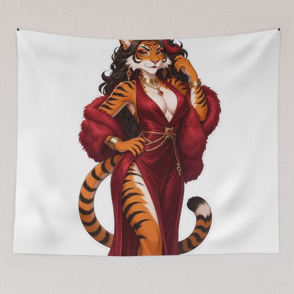 Item preview, Crimson Tiger Starlet designed and sold by Furrenzy.