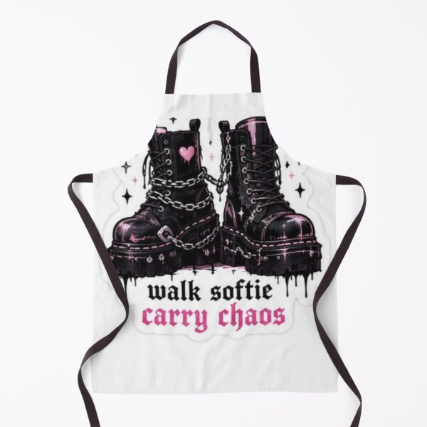 Item preview, Walk Softie Carry Chaos Goth Boots Sticker | Cute Alternative Aesthetic designed and sold by echoartstd.