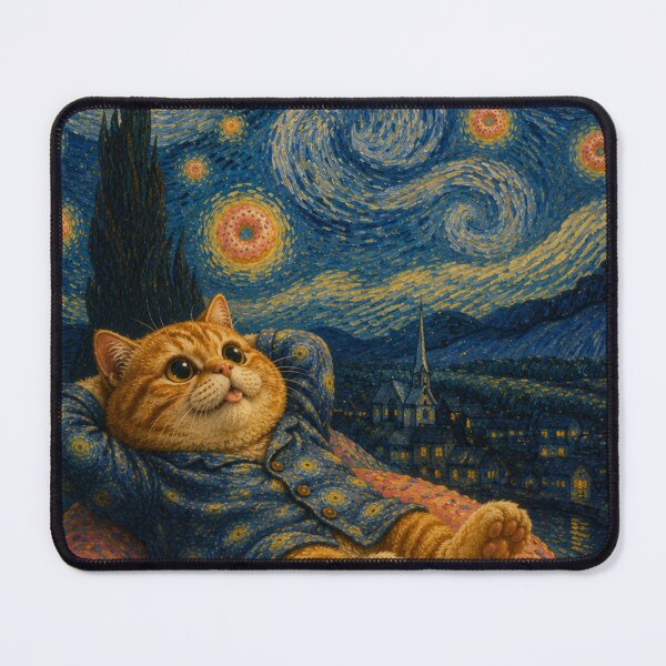 Item preview, Funny Chonky Gingerboi Starry Night Daydreamscape designed and sold by Mindworx21.
